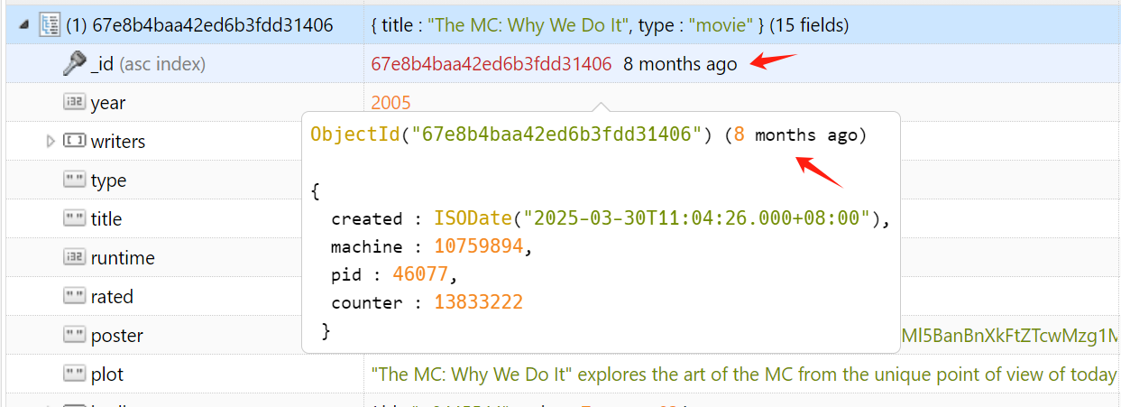 ObjectId New Display Format