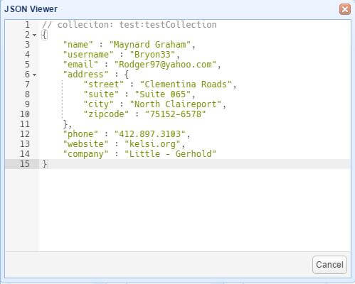 Test Data Sample
