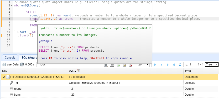 Arithmetic Expressions in SQL