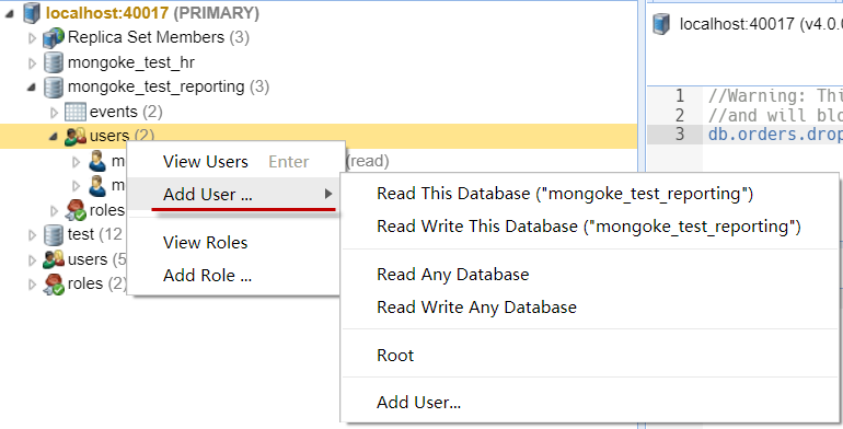 User and Roles Management